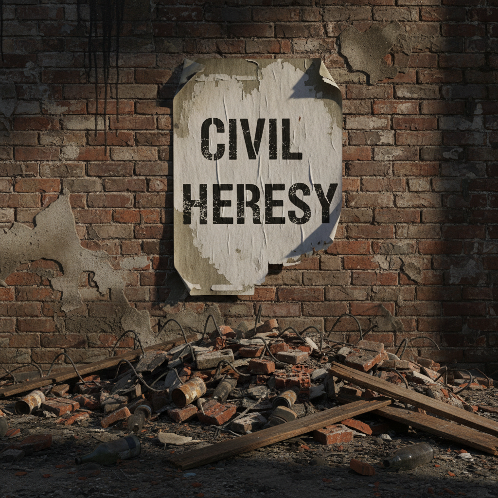 Civil Heresy Posters – Satirical Wall Art for Rebels and Free Thinkers
