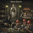 Saint Charlie Kirk – Dark Political Satire Anti-Authoritarian Digital Art Download