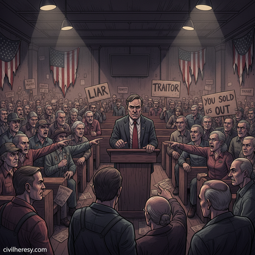 Boos of Betrayal – Dark Political Satire Anti-Authoritarian Digital Art Download