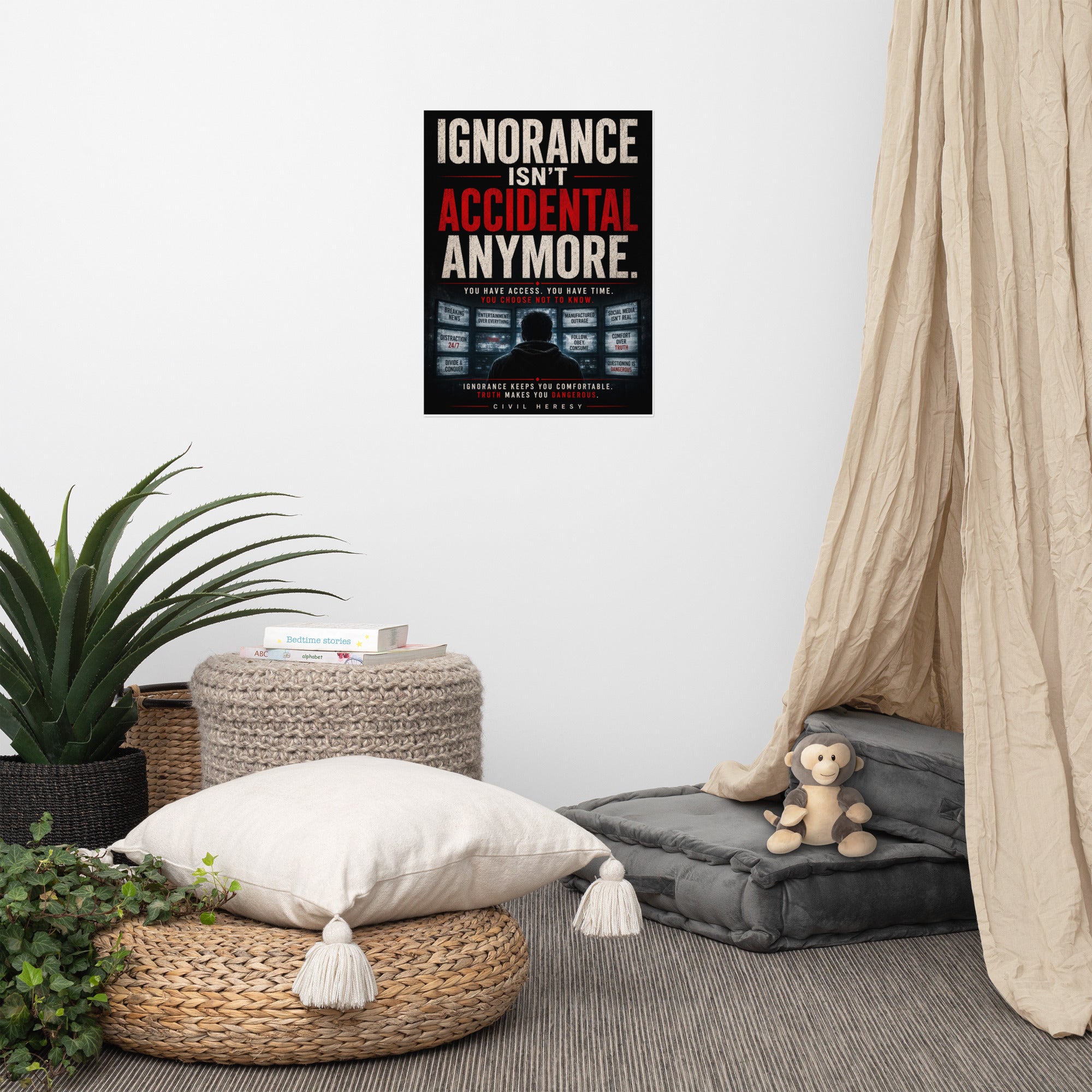 Ignorance Isn't Accidental Anymore  18" x 24" Poster