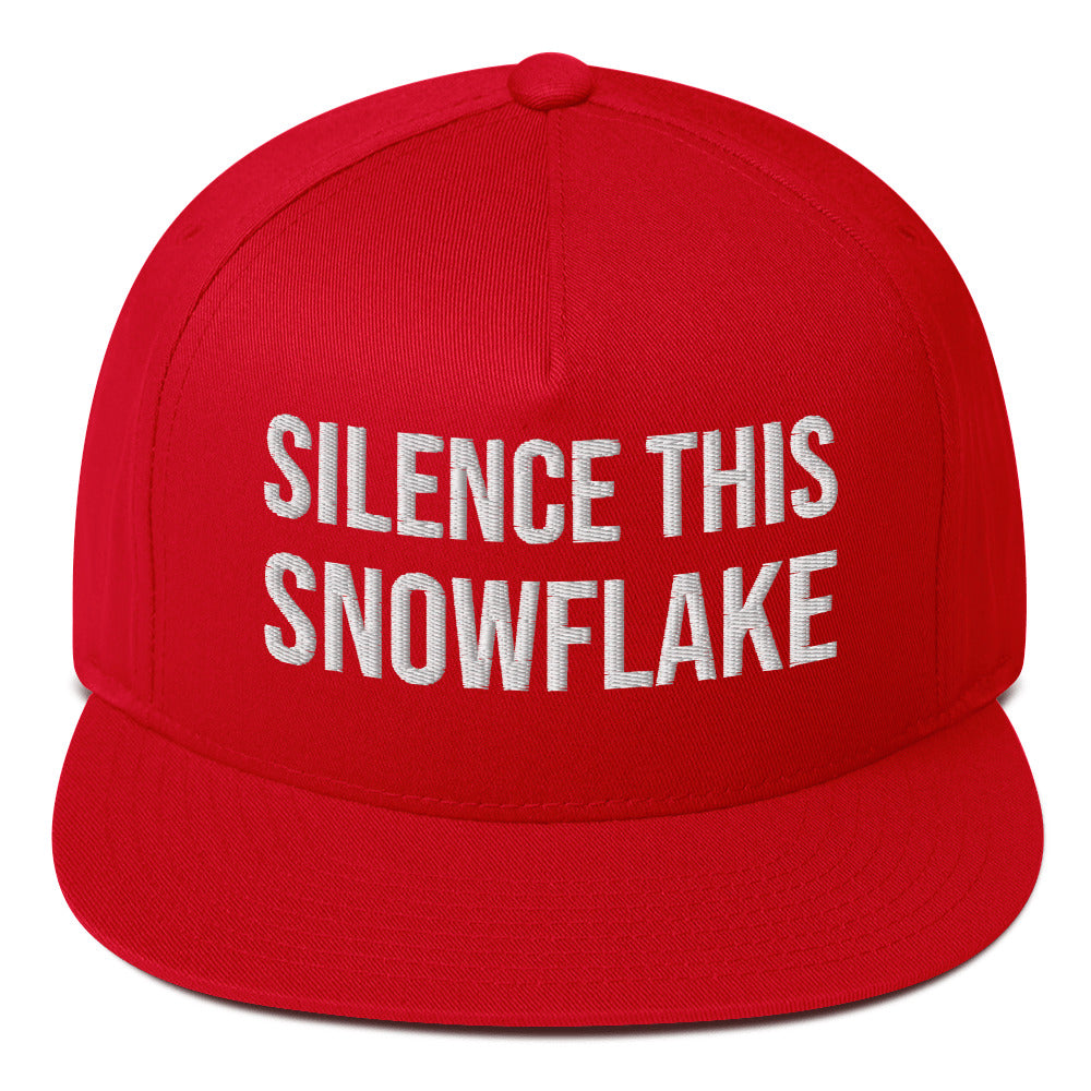 Silence This Snowflake – Civil Heresy Protest Flat Bill Cap