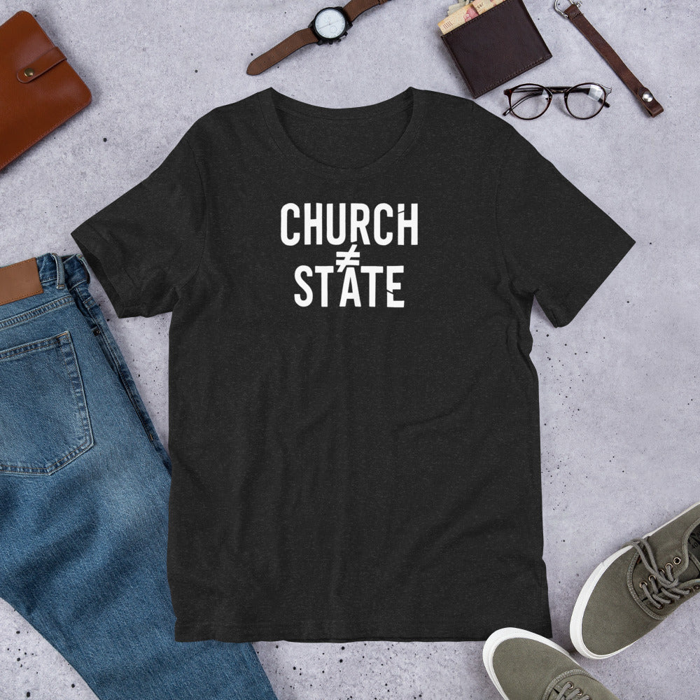 Church ≠ State Unisex T-Shirt – Rebellious Satire Tee for Free Thinkers