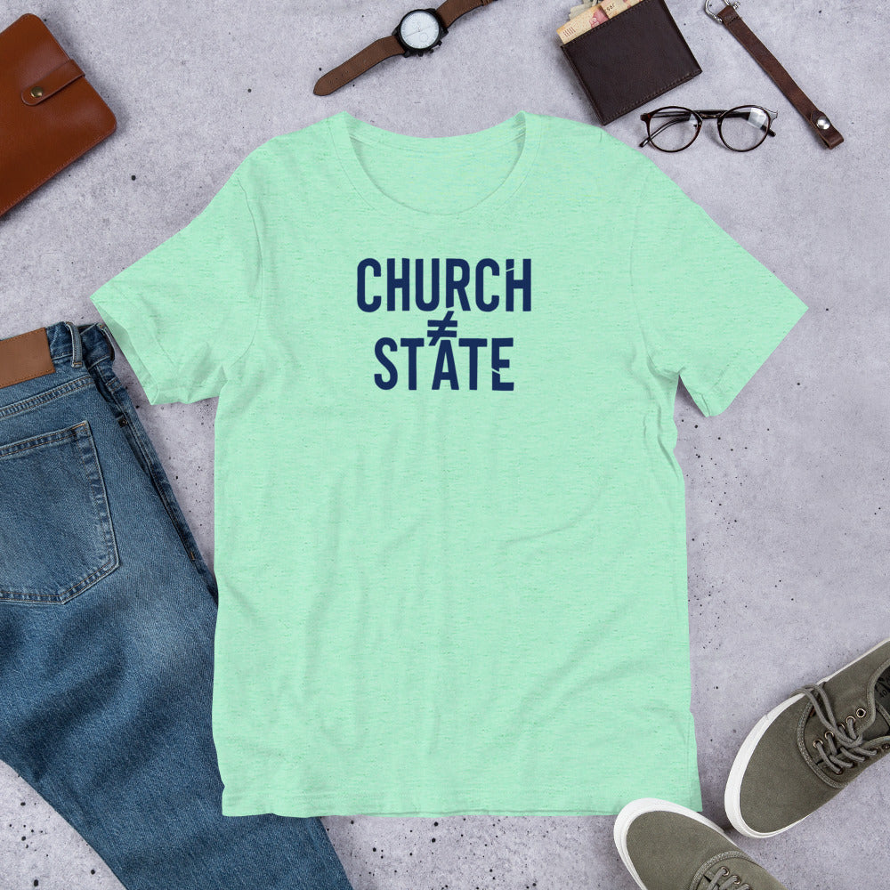 Church ≠ State Unisex T-Shirt – Rebellious Satire Tee for Free Thinkers