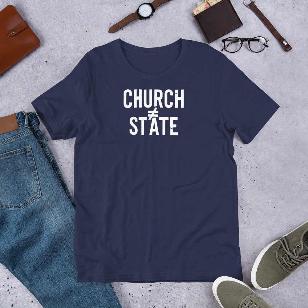 Church ≠ State Unisex T-Shirt – Rebellious Satire Tee for Free Thinkers